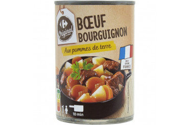 Boeuf Bourguignon aux Pomme de Terre Carrefour