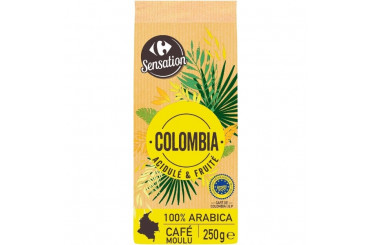 Café Moulu 100% Arabica Colombie IGP Filtre Carrefour