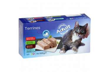 Terrines pour Chat Assortis Carrefour