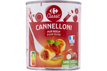 Cannelloni Pur Boeuf Carrefour