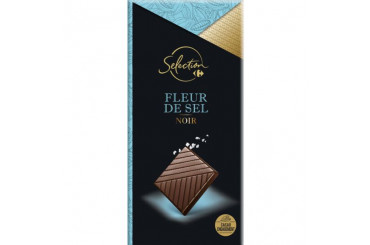 Chocolat Noir et Fleur de Sel Carrefour Sélection