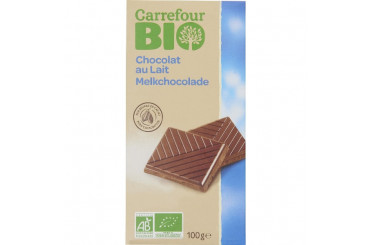 Chocolat au Lait Bio Carrefour