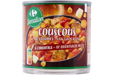 Légumes Cuisinés à l'Orientale pour Couscous Carrefour