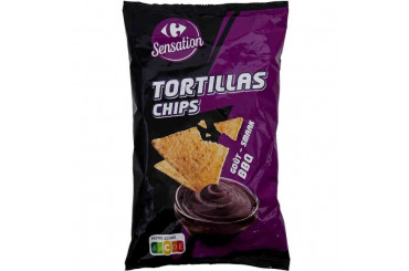 Chips Tortilla Goût BBQ Carrefour