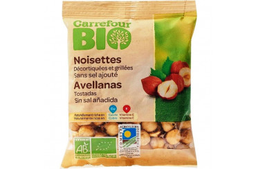 Noisettes Décortiquées Grillées Bio Carrefour 