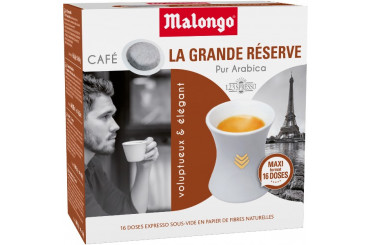 Dosettes Café Arabica Grande Réserve Malongo
