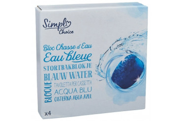 Bloc Chasse d'Eau WC Eau Bleue Simpl