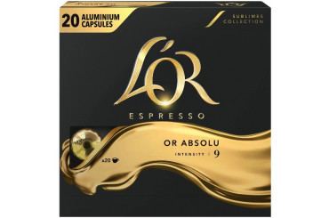 Capsules Café Espresso Or Absolu No09 L'Or 