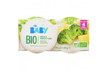 Broccoli Pomme de Terre Bio Dès 4 Mois Carrefour Baby