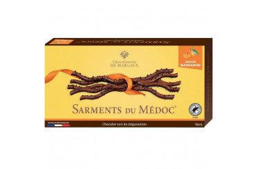 Sarments du Médoc au Chocolat Noir et Mandarine Chocolaterie de Margaux