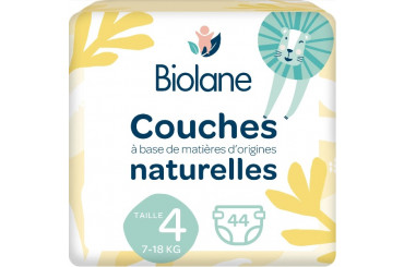 Couches Naturelles Zéro Fuite T4 Biolane