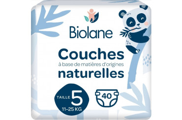 Couches Naturelles Zéro Fuite T5 Biolane