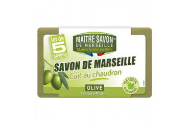 Savon de Marseille Olive Cuit au Chaudron Maître Savon