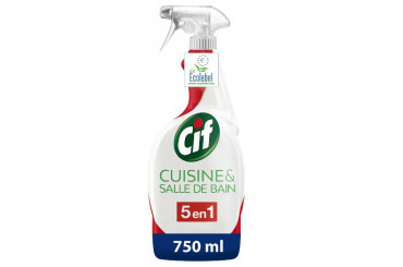 Nettoyant Cuisine et Salle de Bains 5en1 Eco Cif