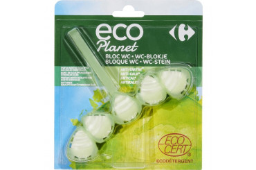 Bloc Cuvette WC Menthe Eucalyptus Carrefour Eco