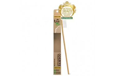 Brosse à Dents Medium Naturelle 100% Bambou Eco Carrefour