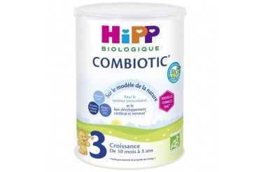 Lait en Poudre Croissance 3 Combiotic Dès 10 Mois Bio Hipp