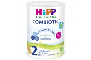 Lait en Poudre Suite 2 Combiotic Dès 6 Mois Bio Hipp