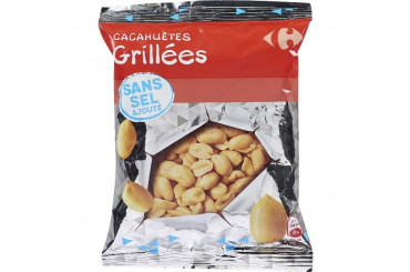 Cacahuètes Grillées Sans Sel Ajouté Carrefour