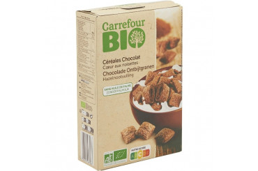 Céréales Chocolat Coeur Noisettes Bio Carrefour