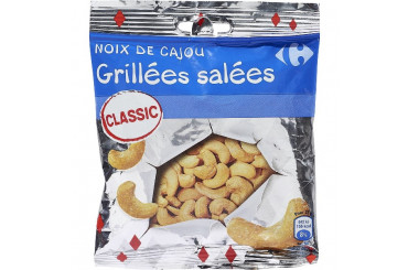 Noix de Cajou Grillées Salées Carrefour