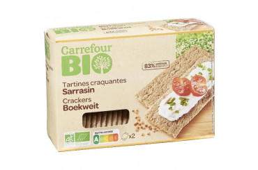 Tartines Craquantes au Sarrazin Bio Carrefour