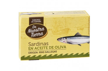 Sardines de Galice à l'Huile d'Olive De Nuestra Tierra 