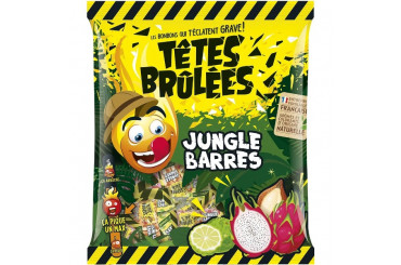 Bonbons Tendres Aromatisés Jungles Barres Têtes Brulées