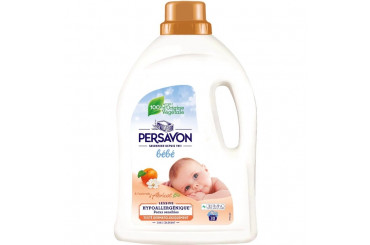 Lessive Liquide Hypoallergénique Bébé au Lait d'Abricot Bio Persavon