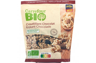 Muesli Croustillant au Chocolat Noir Bio Carrefour