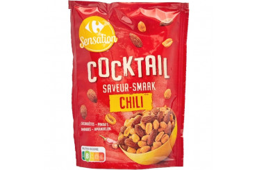Mélange Cacahuètes & Amandes Chili Carrefour
