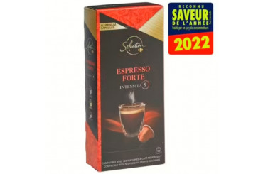 Capsules Café Corsé Espresso Forte No09 Carrefour Sélection
