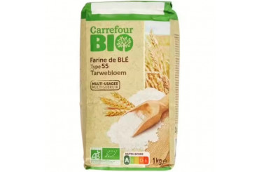 Farine de Blé Multi-Usages T55 Bio Carrefour