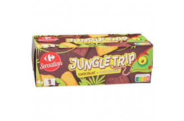 Biscuits Chocolat au Lait Pocket Jungle Trip Carrefour
