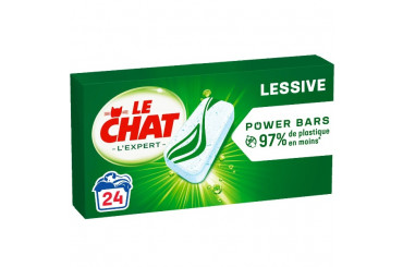 Lessive Bicarbonate Power Bars l'Expert Le Chat