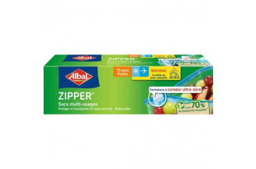 Sacs Congélation Zipper 1 Litre Albal