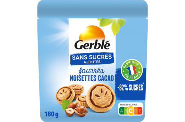 Biscuits Fourrés Noisettes et Cacao Sans Sucres Ajoutés Gerblé