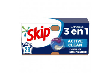 Lessive Active Clean 3-en-1 Skip