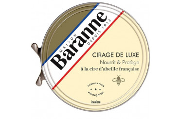 Cirage de Luxe Incolore à la Cire d'Abeille Française Baranne