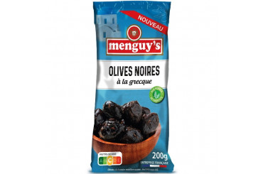 Olives Noires à la Grecque Dénoyautées Menguy's
