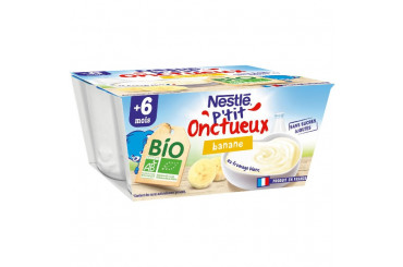 Fromage Blanc Banane Petit Onctueux Bio Dès 6 Mois Nestlé