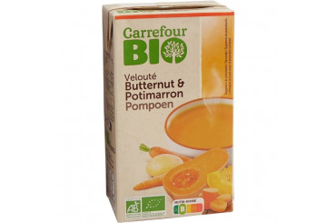 Velouté de Butternut & Potimarron Bio Carrefour