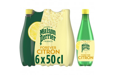 Eau Minérale Naturelle Gazeuse au Citron Perrier
