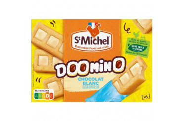 Biscuits Fourrés au Chocolat Blanc Doomino Pocket Saint Michel