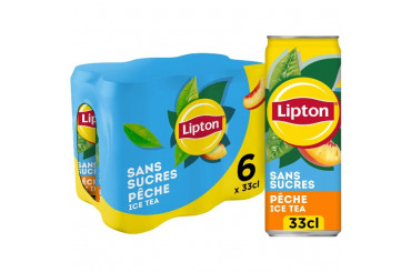 Thé Glacé Pêche Zéro Sucres Lipton
