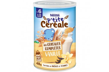 Céréales Complètes Vanille en Poudre Dès 6 Mois P'tite Céréale Nestlé