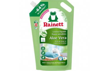Lessive Concentrée à l'Aloe Vera Peaux Sensibles Eco Rainett