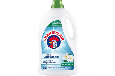 Lessive Liquide Ultra Détachante au Musc Blanc Chanteclair