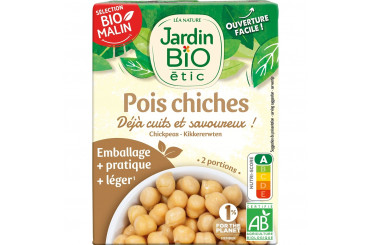 Pois Chiches Prêt à Consommer Bio Jardin Bio