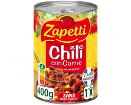 Chili Con Carne Sans Sucres Ajoutés Zapetti